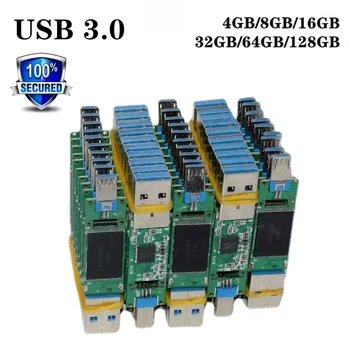 USB3.0 флэш-память 8 ГБ 16 ГБ 32 ГБ 64 ГБ 128 ГБ OTG чип Udisk полуфабрикат Универсальный чип флешки Оптовая продажа с фабрики USB flash