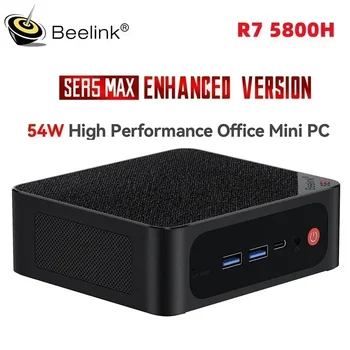 Beelink SER5 MAX R7 5800H Мини-ПК Wins 11 Pro DDR4 3200 МГЦ 16 ГБ/32 ГБ 500 ГБ SSD WIFI 6 BT5.2 4K 1000M 54W Офисный МИНИ-ПК