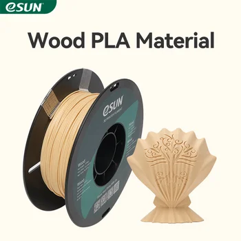 Нити для 3D-принтера eSUN 1,75 мм Дерево PLA 0,5 кг (1,1 фунта) Катушка Материал для 3D-Печати для 3D-принтеров Дерево PLA Нить