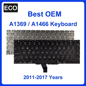 Лучшая Сменная клавиатура OEM A1369 A1466 для США / Великобритании / Испании / Японской / Русской / Датской / Французской версии для Macbook Air 13 дюймов