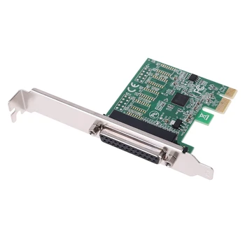 Параллельный порт DB25 25Pin PCIE Riser Card LPT Принтер для преобразования карт PCI-E Express AX99100 Розничная продажа